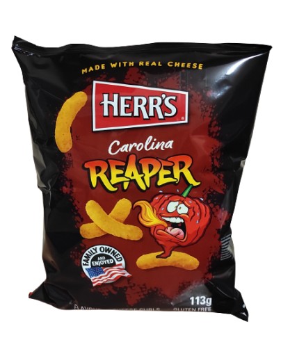 Herr's Carolina Reaper Scorchin Horúce chrumky 113g