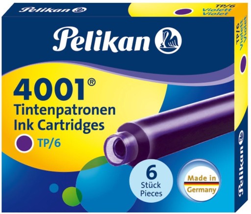 NÁPLŇ PELIKAN TP6 FIALOVÁ 6KS 301697