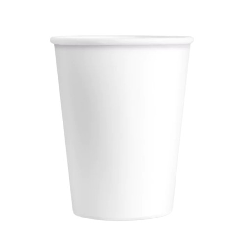 id_4035 BIELY papierový hrnček 6 ks. 220ml hrnčeky, BIELE ŠÁLKY NA STOL