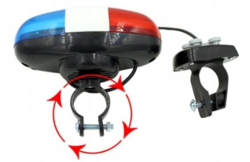 BIKE SVETLÁ SIRÉNA HASIČSKÉ POLICAJNÉ ZVUKY