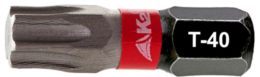 Nárazový hrot bitu pre skrutkovač K2 Impact TX40 TORX T-40 S2 25mm