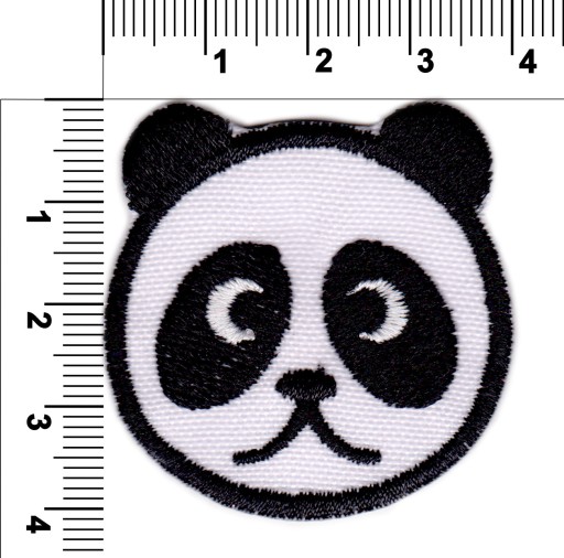 Vyšívaná termolepiaca náplasť pre deti PANDA