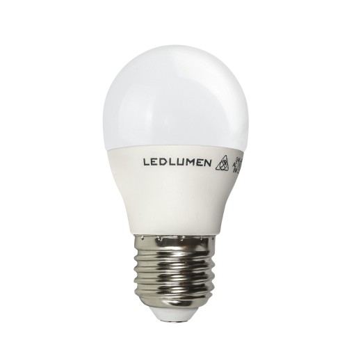LED žiarovka E27 BALL 8W=60W 806lm 160° CCD No Flicker Neutral 4000K