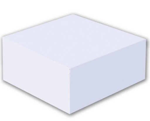 LEPENÝ BLOK KOCKA 85X85X35mm BIELA