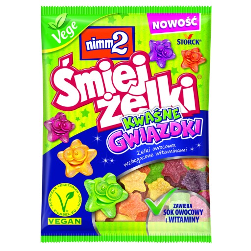 Śmiejżelki kyslé hviezdy Nimm2 90 g