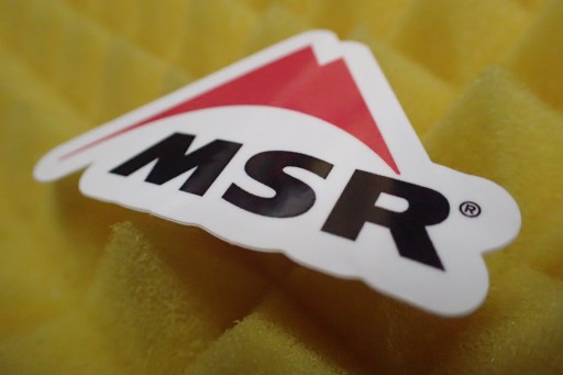 NÁLEPKA MSR NÁLEPKA 5,8 x 3,6 cm