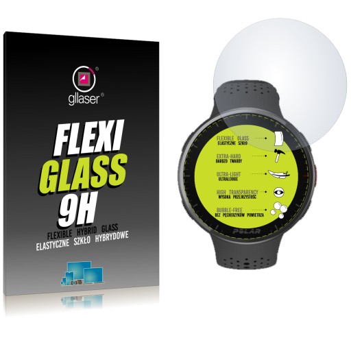 Hybridné sklo Glaser FlexiGlass 9H Polar Pacer Pro / nerozbije sa