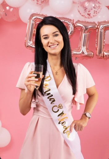 ZLATÁ ŠERPA NEVEBY, BAKALÁRSKA PÁRTY, 160 CM