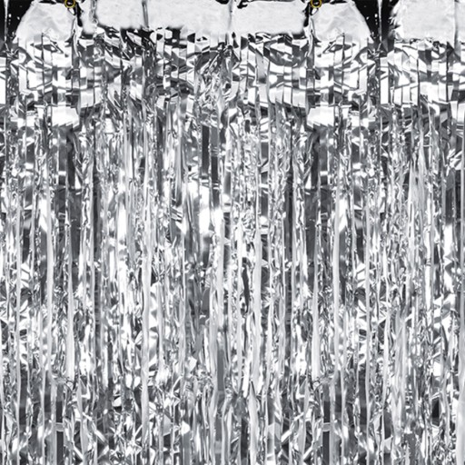 DEKORAČNÝ ZÁCLONU STRIEBORNÝ ZÁCLONA 100x200 cm