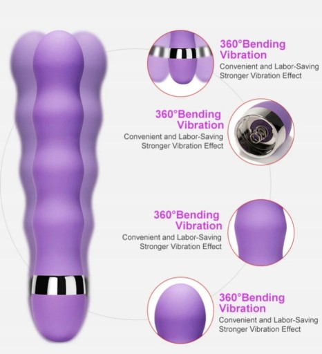 Vibrátor G-Spot análny kolík na klitoris 18,5 cm