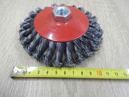 Bočná drôtená kefa 125mm Oceľová M14