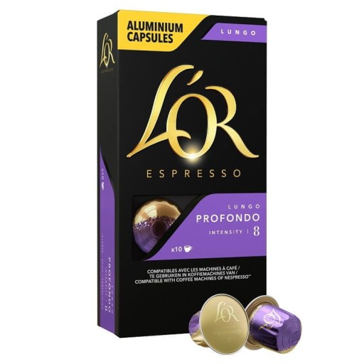 Kapsule pre Nespresso Jacobs LOR Lungo Profondo 10