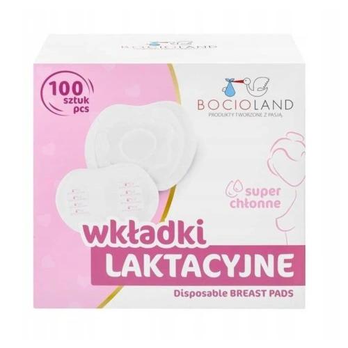 BOCIOLAND Dojčiace vložky - veľké balenie, savé, 100 kusov