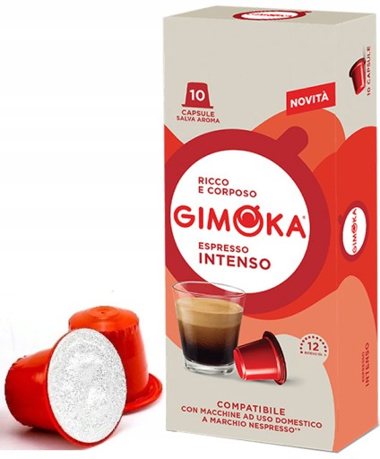 GIMOKA INTENSO NESPRESSO KAPSULY 10 ks