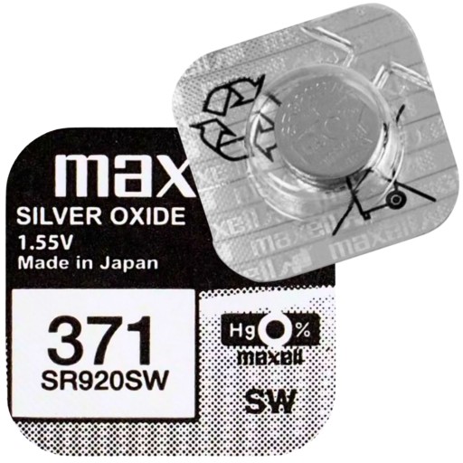 Batéria SR920SW 371 pre MAXELL Watch Silver Button 1 kus Originál