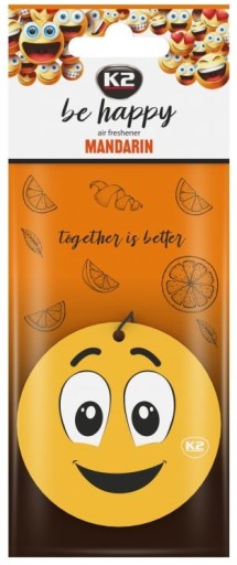 K2 BE HAPPY OBDRŽOVAČ VÔNE PRÍvesok TANGERINKA