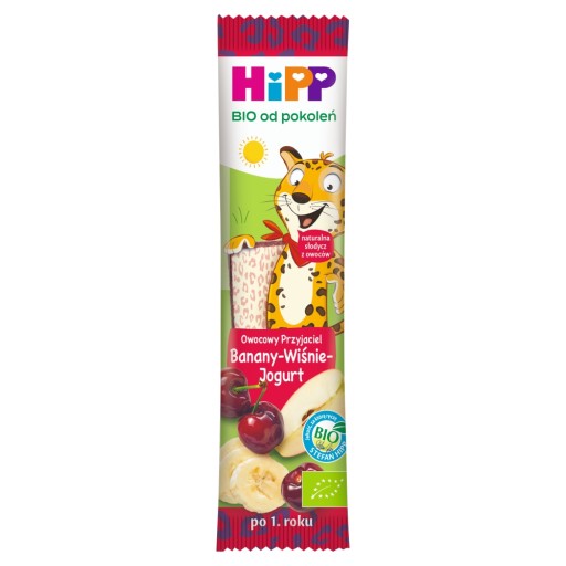 HiPP BIO Ovocná tyčinka pre deti ban.wiś.jogurt