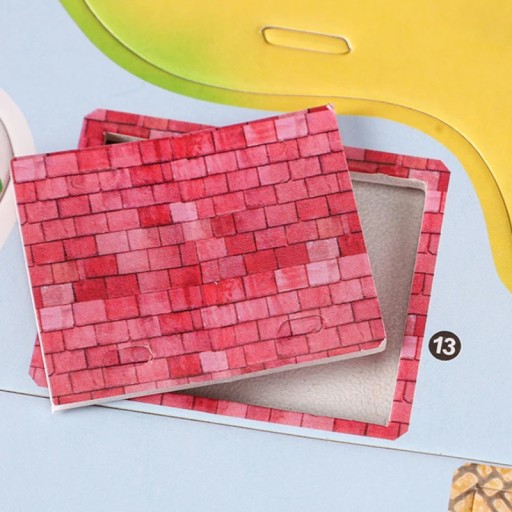 CARDBOARD HOUSE CASTLE AUTO 3D PUZZLE Z PAPIERA NA ZOSTAVENIE