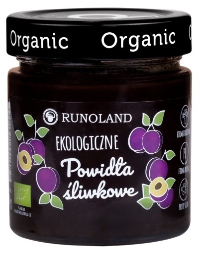 Bio slivkový lekvár 230g - Runoland