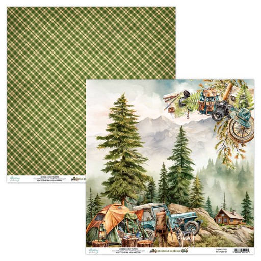 Sada papierov na scrapbooking 15,2 x 15,2 - Mintay - The Great Outdoor