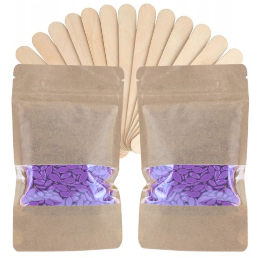 Sada 2x tvrdý depilačný vosk ItalWax LAVENDER + špachtličky