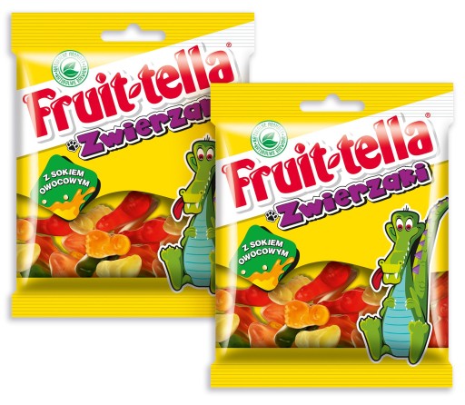 Fruittella želé zvieratká 2x90g