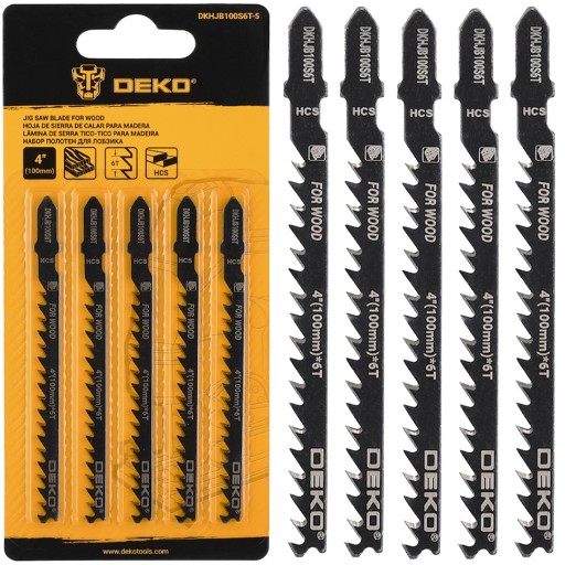 PÍLOVÉ KOTOUČE NOŽE NOŽE NA SKLADAČKU 5 KS HCS OCEL 4'' 100 MM DEKO