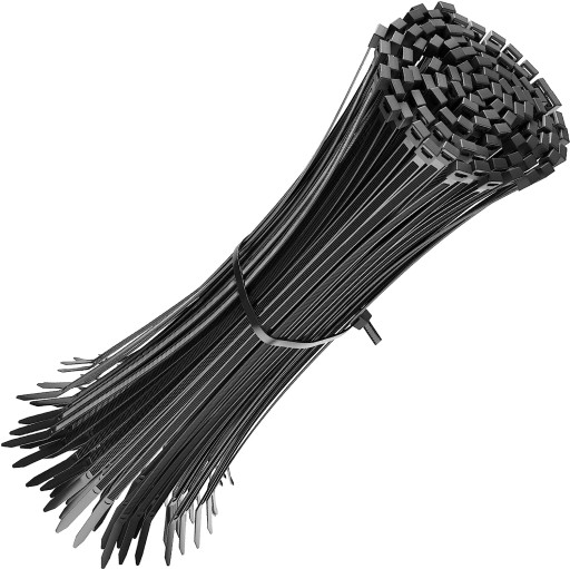 100x KABELNÉ VIAZAČKY KONCOVKY NA Zips ODOLNÉ SILNÉ KABELOVÉ VIAZAČKY 2,5x100
