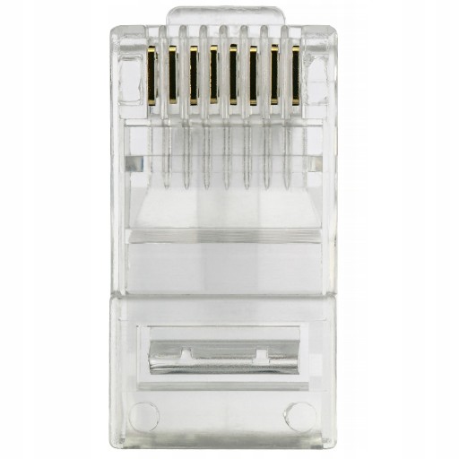 NEKU Zástrčky 8P8C RJ45 koncovky UTP 5e drôt 10 ks