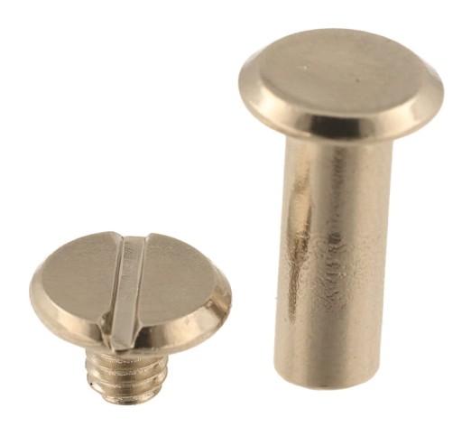 Skrutkované nity Nit Skrutka 15mm Strieborná plochá 5 ks