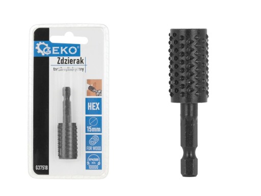 VALCOVÁ RAŠPĽA 15MM FRÉZA NA DREVO HEX RIPPER BITTER
