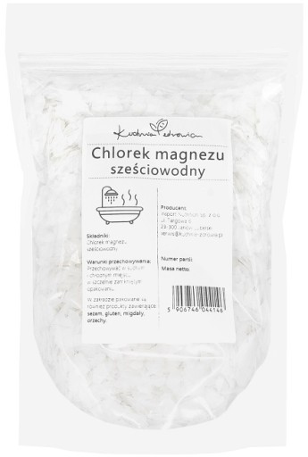 CHLORID HORČÍK HEXAHYDRÁT ZDRAVOTNÁ KUCHYŇA 1kg HORČÍKOVÁ SOĽ DO KÚPEĽA