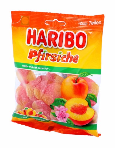 Haribo Pfirsiche Broskyňové želé 175g s DE