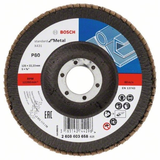 BOSCH lamelový brúsny kotúč 125mm gr.80