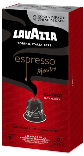 NESPRESSO LAVAZZA Maestro CLASSICO kapsuly 100% Arb
