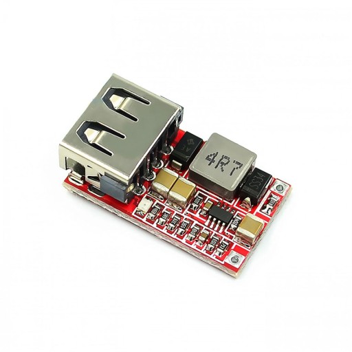 USB 5V 3A stupňový prevodník s 6-20V nabíjačkou
