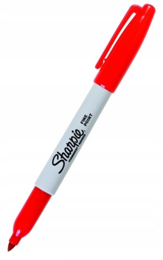Sharpie Jemný červený permanentný fix