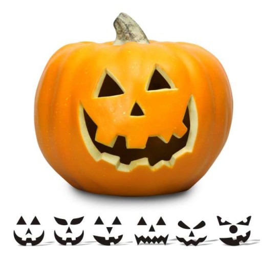 samolepiaca šablóna na rezanie HALLOWEEN PUMPKIN x6