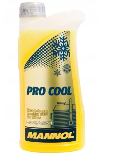 Chladiaca kvapalina Mannol Pro Cool 1L pre motocykle ATV je pripravená