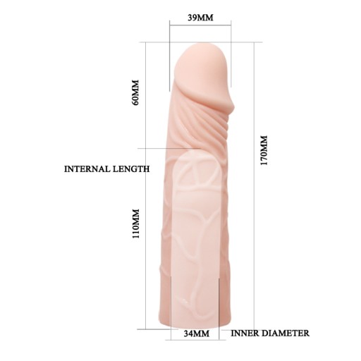 PREDĹŽENIE KRYTU PENISU 17cm