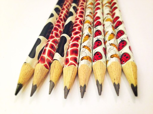 Ceruzka bez gumy Faber-castell B guma na lienky