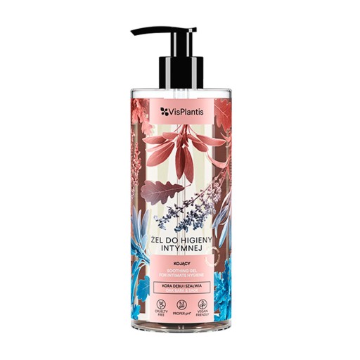VIS PLANTIS VEGÁNSKY GÉL PRE INTÍMNU HYGIENU 300 ml DUBOVÁ KÔRA + šALvia