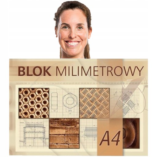 A4 MILIMETER MILIMETER A4 TECHNICKÝ BLOKOVÝ PAPIER