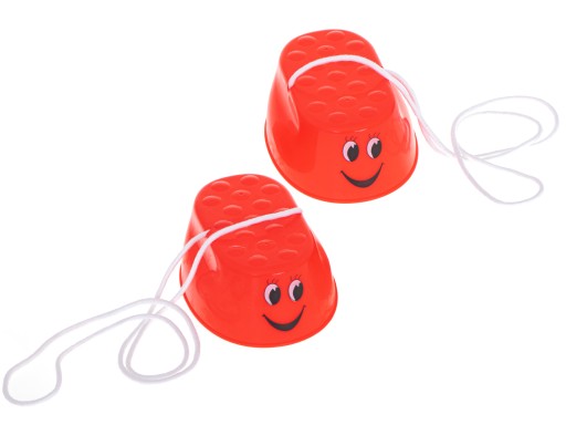 Detské dreváky na chodúľoch v krabičke, 2 páry