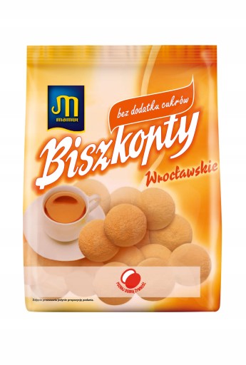 MAMUT Piškóty okrúhle bez pridaného cukru 100 g
