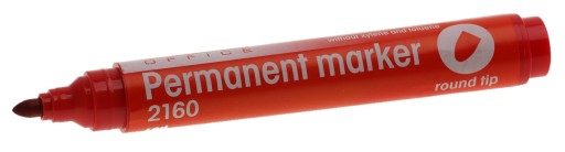 PERMANENTNÝ ZNAČOVAČ, VODEODOLNÝ ČERVENÝ, 2 ks