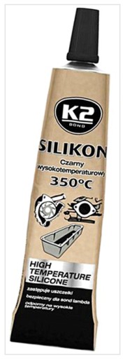 K0O37 K2 ČIERNY SILIKÓN VYSOKÁ TEPLOTA DO +350°C B2150N