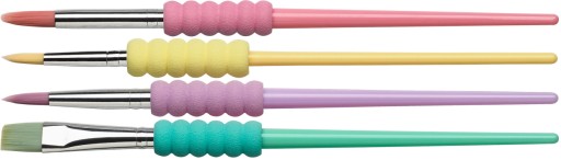 Faber-Castell štetce s mäkkou rukoväťou 4 ks.