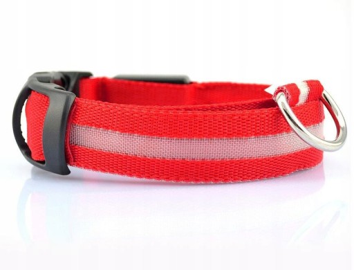 SVIETIACI LED Obojok pre psa Mačka 40-55cm veľkosť XL USB