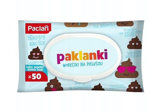 PAKLANKI 50 vonných vrecúšok na použité plienky